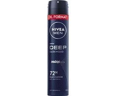 Nivea Men Deep Juodas Carbon Antiperspirant vyrams, 200 ml