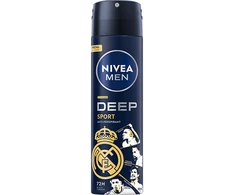Nivea Vyriški Deep Sport purškalas nuo prakaitavimo 150ml