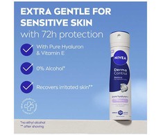 Nivea Purškiamas antiperspirantas jautriai odai „Derma Control Restore“ (antiperspirantas) 150 ml
