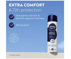 Nivea Antiperspirant spray Men Derma Control Defend (Antiperspirant) 150 ml