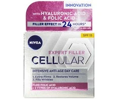 NIVEA_Hyaluron Cellular Filler + Stangrinantis SPF15 dieninis kremas nuo raukšlių 50ml