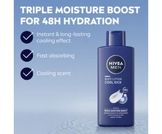 Nivea „Cool Kick“ kūno losjonas vyrams, 400 ml