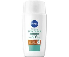 Nivea Dieninis UV fluidas probleminei odai „Derma Skin Clear SPF 50+“ (dieninis UV fluidas) 40 ml