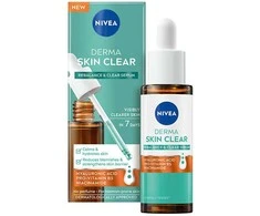 Nivea Derma Skin Clear Serum, 30 ml regeneruojantis ir giliai drėkinantis odos serumas