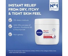 Nivea Repair &amp; Care drėkinamasis ir regeneruojantis kremas 400ml