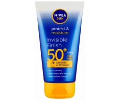Nivea Invisible Finish SPF 50+ apsauginis kremas nuo saulės (apsauginis ir drėkinamasis kremas nuo saulės) 150 ml