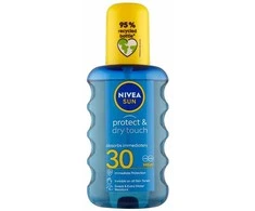 Nivea Sun Protect &amp; Dry Touch Invisible Purškiklis Sun Losjonas kūnui