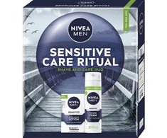 Nivea Vyrams skirtas losjonas jautriai odai dovanų rinkinys „Men Box“