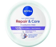 Nivea Drėkinamasis kūno kremas jautriai odai Repair - Care 400 ml