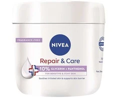 Nivea Drėkinamasis kūno kremas jautriai odai Repair - Care 400 ml