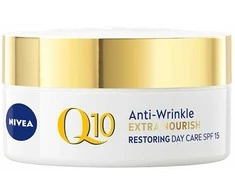 Nivea Anti-Wrinkle Extra maitininantis Kreminis Q10 OF 15 50 ml