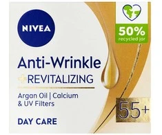 Nivea Priešraukšlinis + Atgaivinantis Dieninis Kremas 55+ 50 ml