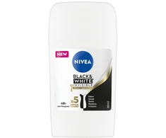 Nivea Juodas &amp; Baltas Invisible Silky Smooth Antiperspirant moterims, 50 ml