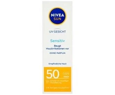 „Nivea“ kremas nuo saulės jautriai odai SPF 50 (apsauga nuo alergijos saulei), 50 ml