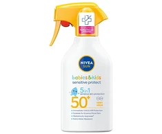 Nivea Sunscreen spray SPF 50+ Kids Sensitive Protect Purškiklis 250 ml