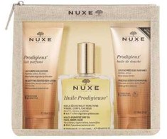 Set Nuxe Prodigieux Mixed Body Care Dry Oil 100ml + Losjonas kūnui 100ml + Shower Oil 100ml