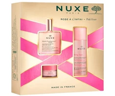Nuxe Rožinė Fever skin care gift set
