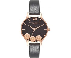 Laikrodis OLIVIA BURTON OB16CH05. Kwarcowy, Kolor juoda. Kobieta.