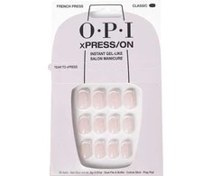 Opi Xpress-On Uñas Artificiales Nail Art Manicura Francesa 30 U