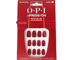 Opi Xpress-On Uñas Artificiales Tonos Icónicos Big Apple Raudona 30 U