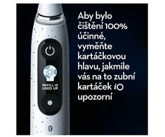Elektrinis dantų šepetėlis Braun Oral-B iO Series 10, Baltos spalvos