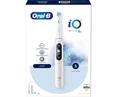 Oral-B iO 6 Series Baltas Elektrinis dantų šepetėlis