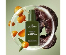 Origins Dr. Andrew Weil for Origins™ Mega-Mushroom Fortifying emulsija su Reishi ir šaltalankių raminamoji ir drėkinamoji emulsija, 100 ml