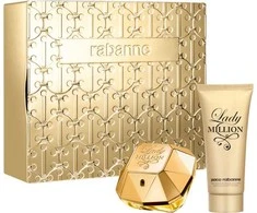 Rabanne Lady Million - EDP ​​80 ml + kūno losjonas 100 ml