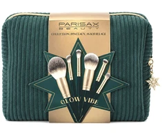 Parisax Gift set of cosmetic brushes for powder, blush and eyeshadow 6 pcs