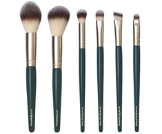 Parisax Gift set of cosmetic brushes for powder, blush and eyeshadow 6 pcs