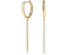 Pdpaola Olga Hoops Essentials ovalūs auskarai su auksu, AR01-C88-U