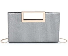 Pepe Moll Women's clutch bag Eva 261422 Pewter