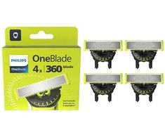 Philips OneBlade 360 keičiamų peiliukų rinkinys QP440/50