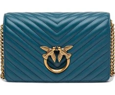 Pinko Dámská kožená crossbody kabelka 100063 A0GK G35Q