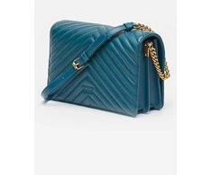 Pinko Dámská kožená crossbody kabelka 100063 A0GK G35Q