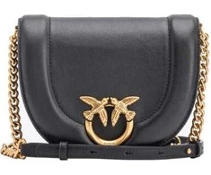 Pinko Dámská kožená crossbody kabelka 101969 A0QO Z99Q
