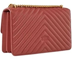 Pinko Dámská kožená kabelka 100941 A0GK B08Q