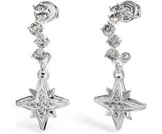 Plieniniai auskarai „Guess In the Sky“ JUBE03322JWRHT-U