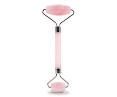 PlumBeauty Facial contour roller - rose quartz (Rose Quartz Facial Roller)