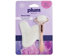 Plumbeauty Massage Roller and Gua sha Rock &amp; Roll Set