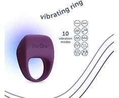 PlusOne Infinity Vibrating Ring sekso žaislai Unisex