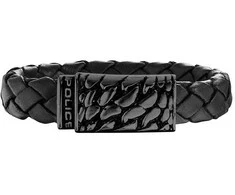 Police Juodas leather bracelet for men PJ25729BLB01