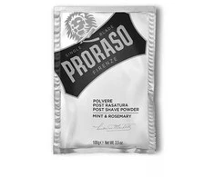 Mėtų ir rozmarinų kvapo pudra po skutimosi Proraso Post Shave Powder, 100g