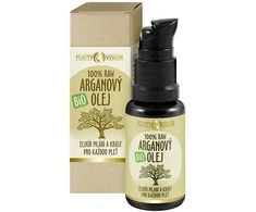 Purity Vision Argan Raw Bio Oil veido aliejus unisex, 30 ml