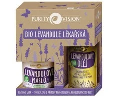 Purity Vision BIO levandų rinkinys 100 ml + kūno sviestas 120 ml