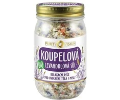 Purity Vision Lavender Bio Vonios Druska Vonios Druska Unisex, 400g