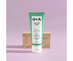 Q+A Apple AHA Exfoliating Gel Gelinis veido šveitiklis, 75 ml