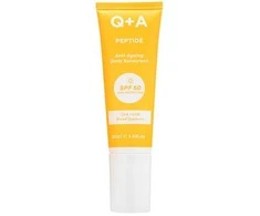 Q+A Peptide Anti-Ageing SPF50 apsauginis kremas nuo saulės brandžiai odai, 50 ml