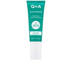 Q+A Niacinamide Balancing SPF50 Apsauginis kremas nuo saulės probleminei odai, 50 ml