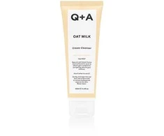Q+A Oat Milk Kreminis Valiklis Kreminis veido prausiklis, 125 ml